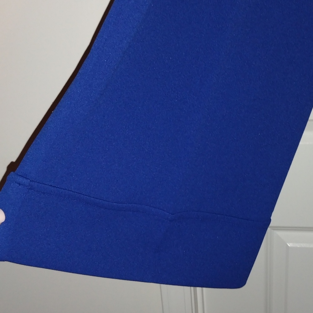 Vibrant Wide Leg Blue Pants